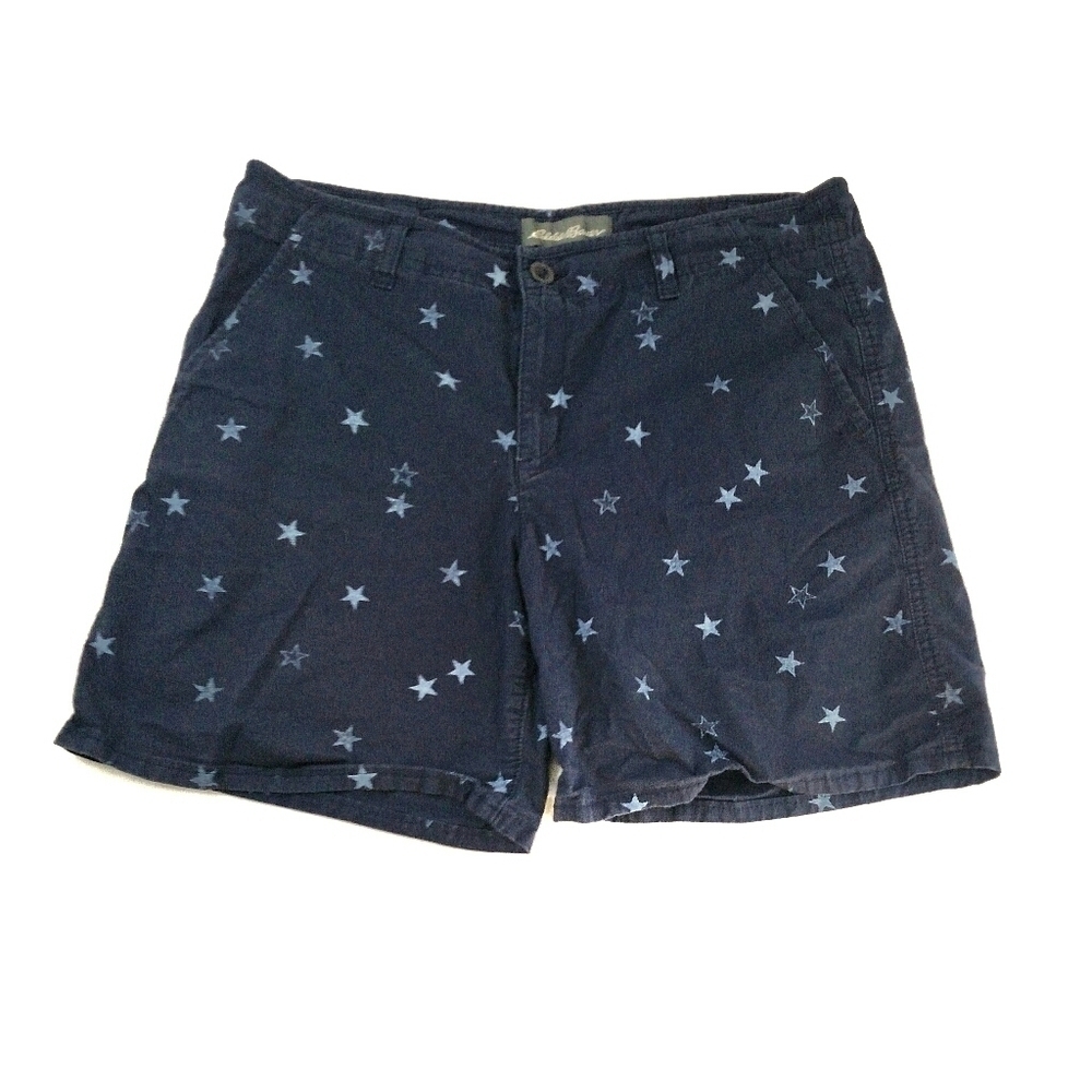 Eddie Bauer Blue Star Print Shorts